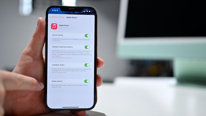 Lossless audio toggle in the Home app